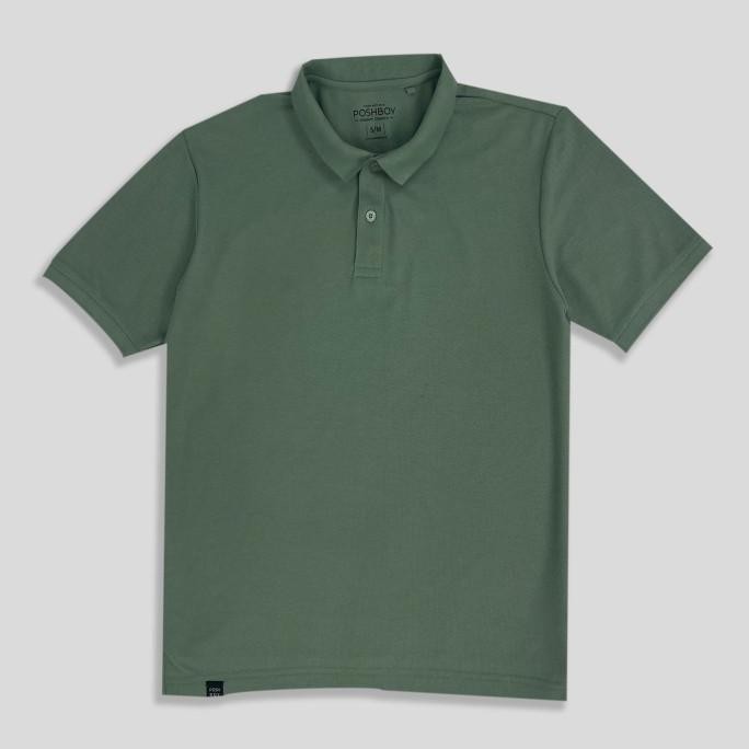 POSHBOY Basic Polo Shirt - Kaos Kerah Pria Lengan Pendek