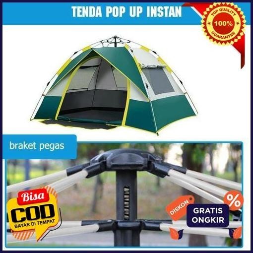 Terlaris Tenda 2/3/4 Orang Tenda Otomatis Tenda 4 Orang Tenda Double Layer 4 Orang Tenda Camping Ant