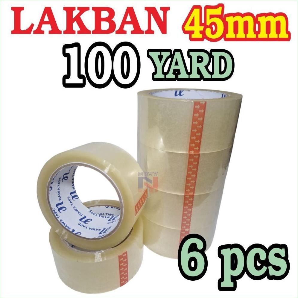 

Murah Promo Hemat!!! Harga 1 Slop = 6 Pcs/Roll Lakban Bening & Coklat 45Mm X 100Yard, Kualitas Terbaik BisaCod