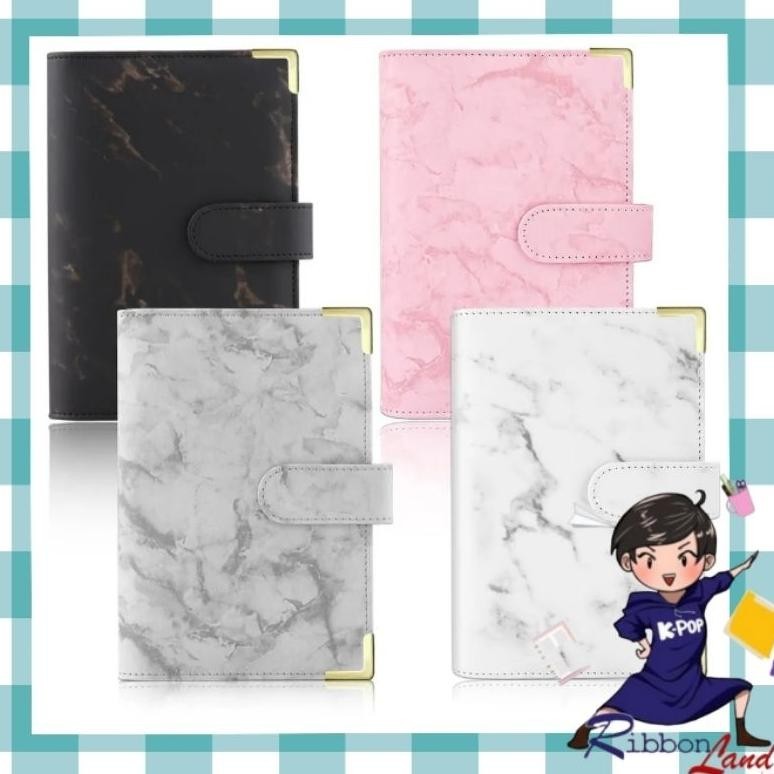 

Flashsale A6 Binder Kulit Motif Marmer Luxury 6 Ring Cod