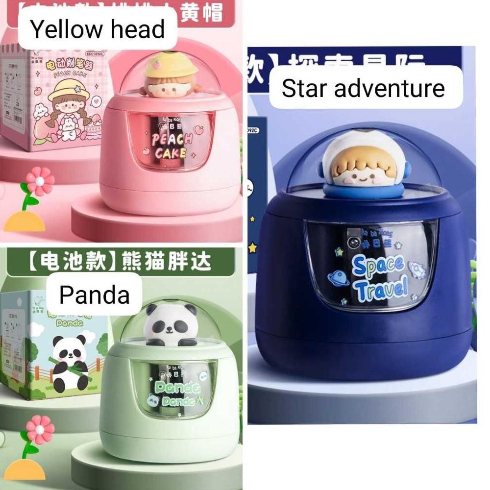 

Berkualitas Pom Rautan Pensil Elektrik Karakter Lucu Serutan Otomatis Putar Sendiri Electric Pencil Sharpener Cute BisaCod