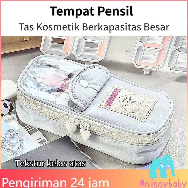 

Murah CodTas Pena Penyimpanan Alat Tulis Siswa / Cosmetic Pouch / Stationery / Pensil / Empat Pensil / Zipper / Tempat / Case / Large Capacity / Large / Heart / Pouch / Cosmetic / Pencil / Tas Kosmetik Ritsleting Ganda Multifungsi Berkapasitas Besar