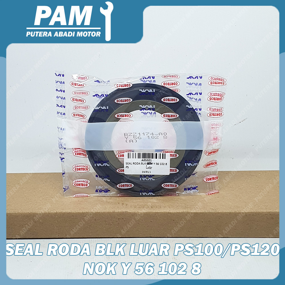 Seal Roda Belakang Luar PS100 / PS120 NOK Y 56 102 8 Sil Roda Belakang Luar PS 100 / PS 120