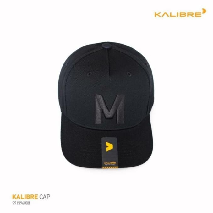 Topi Pria- Kalibre Topi Original-Logo Huruf M- Kalibre 991596Hitam