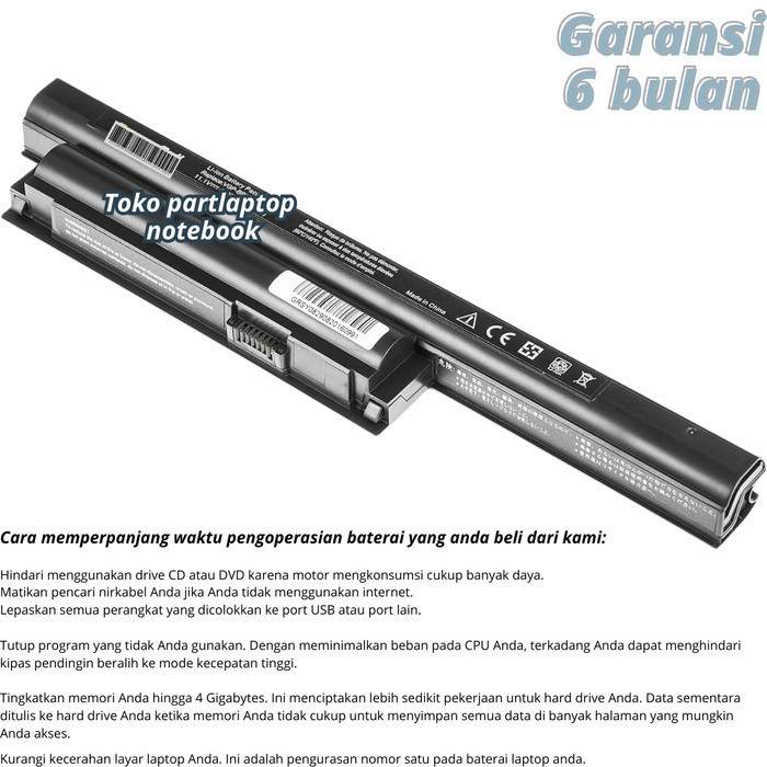 Baterai Charger Sony Vaio Vpceg35Eg Vpceg15Eg Vpceg38Fg Adapter