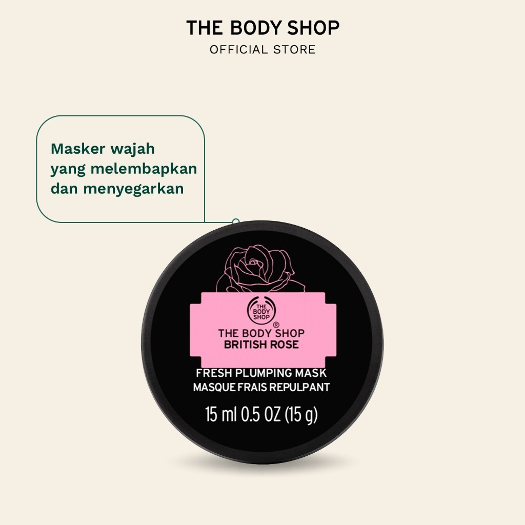 The Body Shop British Rose Fresh Plumping Face Mask 15ml