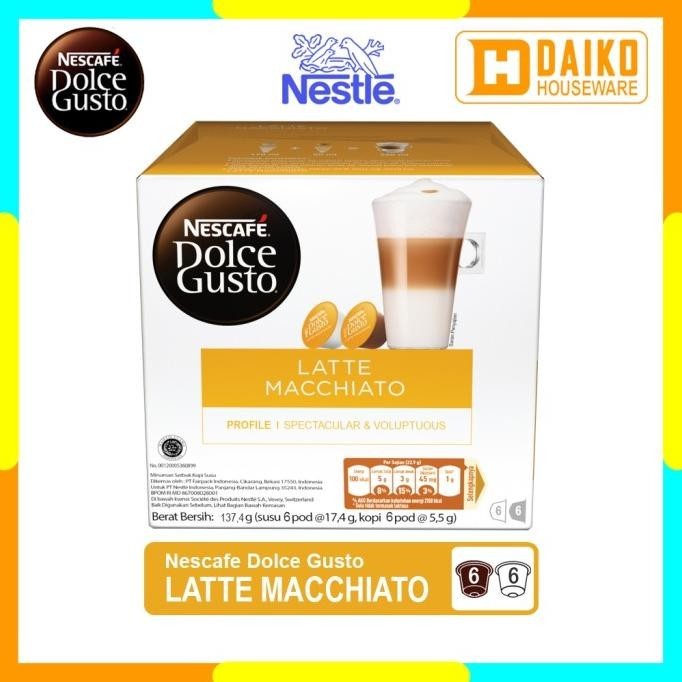 

Capsule Ndg Nescafe Dolce Gusto Latte Macchiato 1 Box Original Nestle