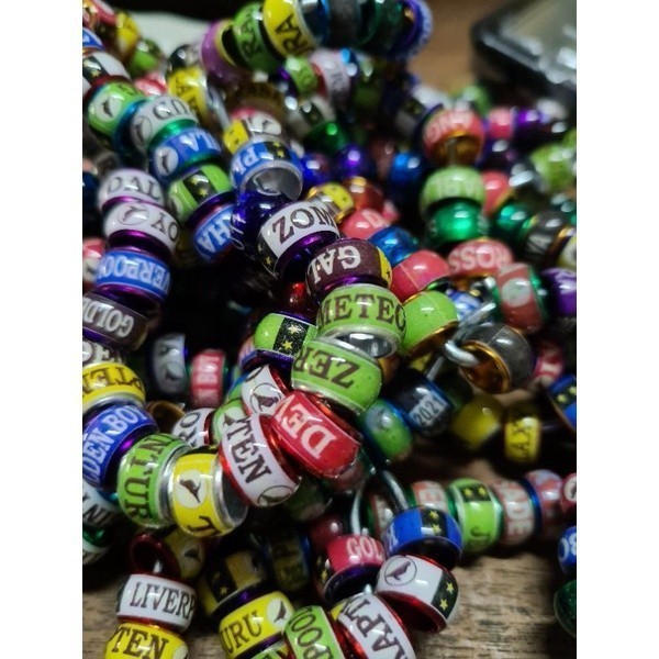 20 BUAH RING DARA MOTIF RAMBO RING BURUNG MERPATI gelang burung merpati pos cincin tandain burung La