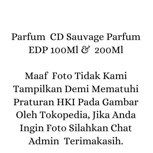 Parfum Sauvage Parfum 100Ml