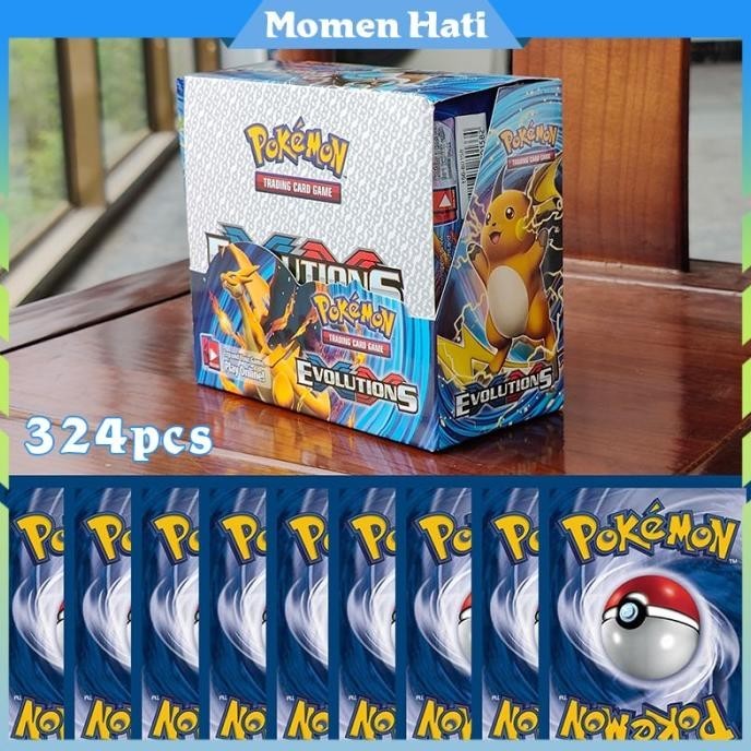 Lengkap 324Pcs Kartu Pokemon Bahasa Inggris Papan Permainan Atas 14