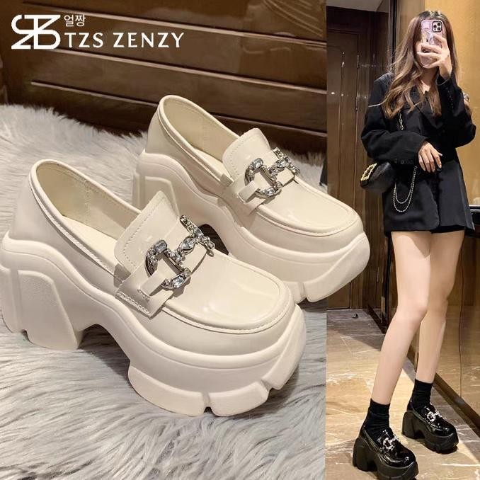 Tzs Zenzy Helshy Platform Korea Designed - Sepatu Wedges Wanita Comfy