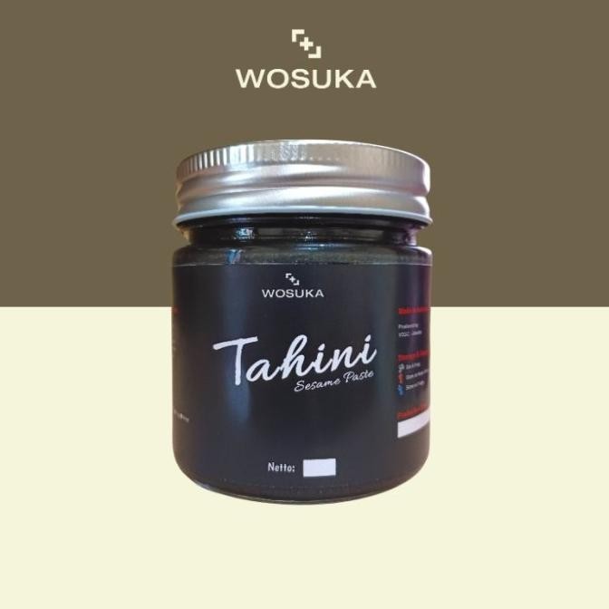 

WOSUKA Organic Black Sesame Tahini Paste Pasta Selai Oles Olesan Wijen BS76