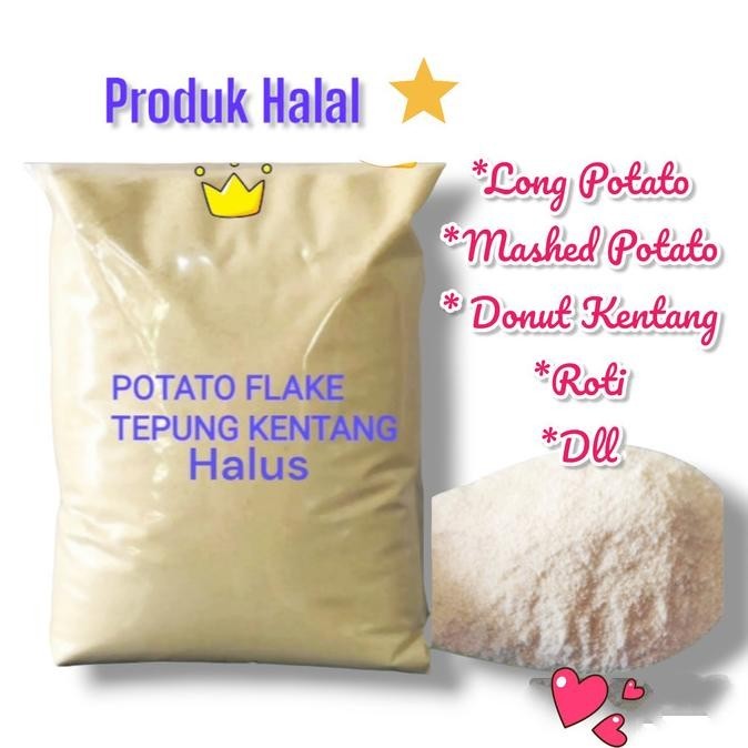 

Tepung kentang/Potato Flake Kemasan 1 kg