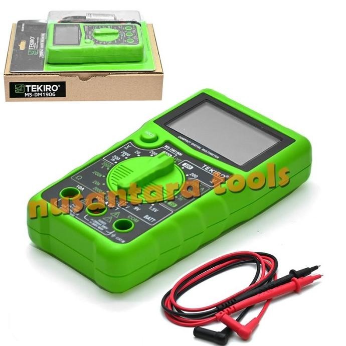 Avometer Digital Tekiro Multitester Original Multitester Ms-Dm1906