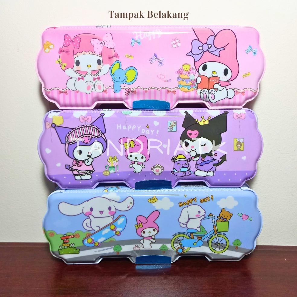 

(Krmi) Tempat Pensil Magnet Stationery Set Alat Tulis Sanrio Lpy 66-57 Gp 65093 Motif Kuromi/Cinnamoroll/Melody