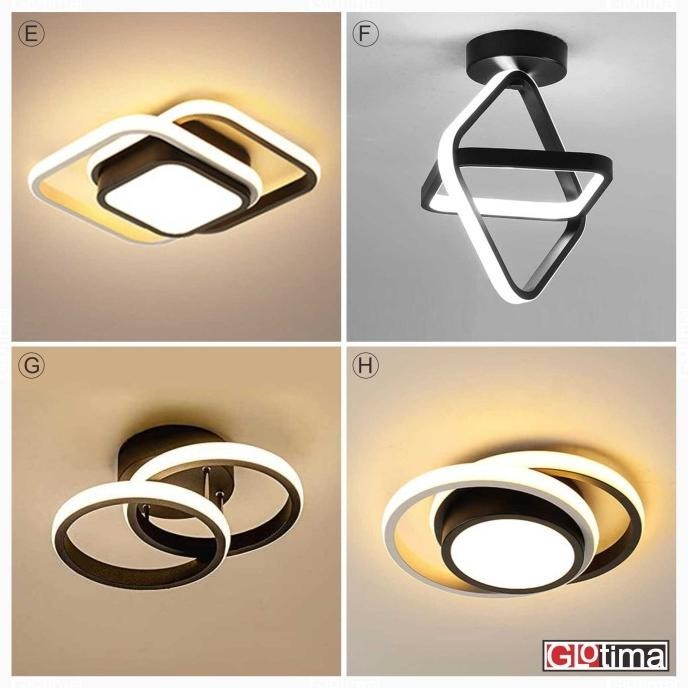 Lampu Plafon Plafond Gantung Hias LED Modern Ceiling Light 3 Warna '