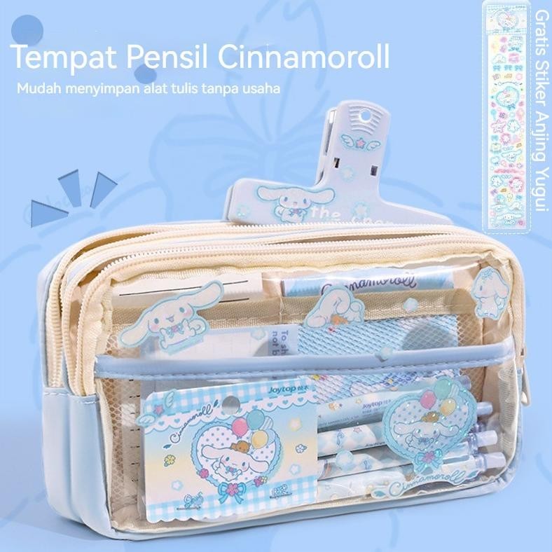 

(Krmi) CodBaru Sanrio Tempat Pensil Cinnamoroll Melody Kuromi Penyimpanan Alat Tulis Siswa Perlengkapan Sekolah Ins Kawaii Hadiah Lucu