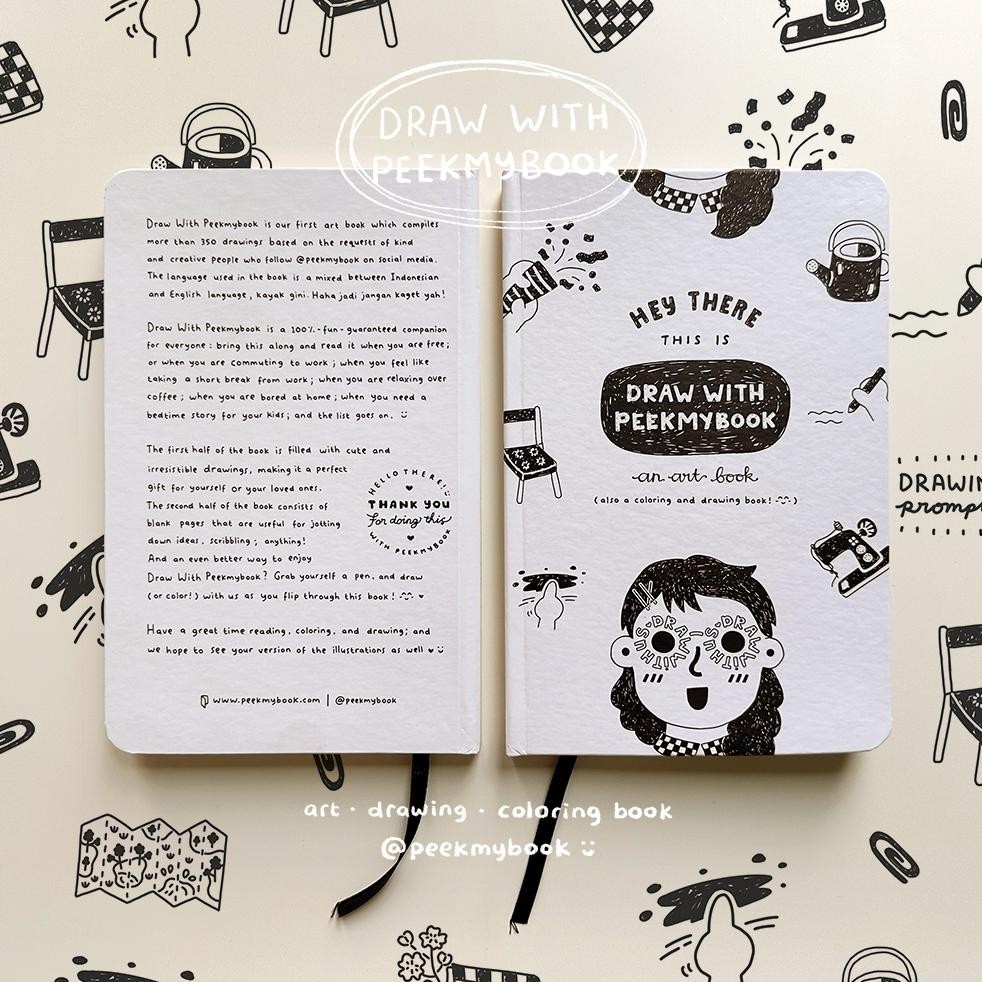 

BACK TO SCHOOL DRAW WITH PEEKMYBOOK - ART BOOK | BUKU ART / GAMBAR MENGGAMBAR / MEWARNAI LUCU WITH ORINAL ILLUSTRATION