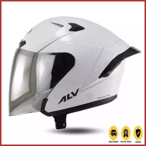 Flash Sale Helm Alv Ultron Pro Pull Warna Original Visor Bening Dan Silver Limited