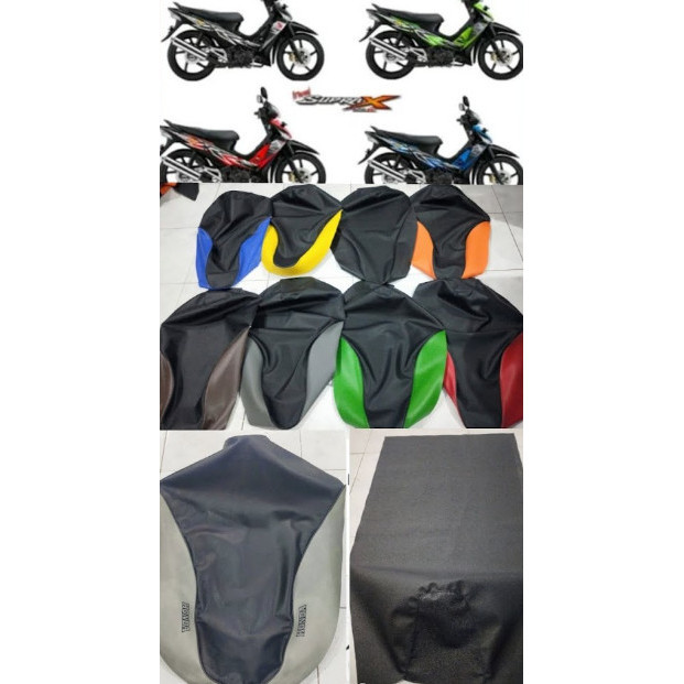 Kulit Jok Supra X125/Sarung Jok Motor Supra X125 Old& X125 Double Dist