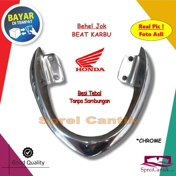 Behel Jok Belakang Beat Karbu - Begel Planger Variasi Aksesoris Motor