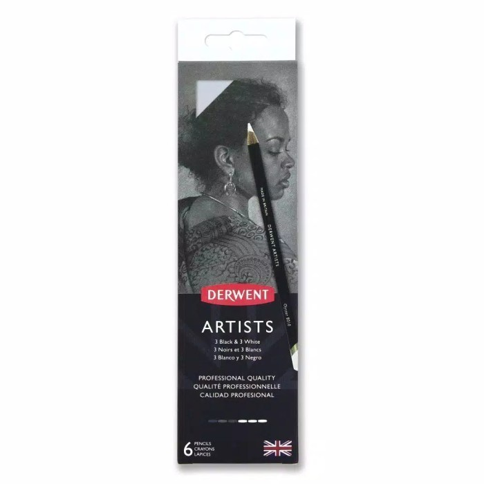 

Derwent Artists Pencil set 6.