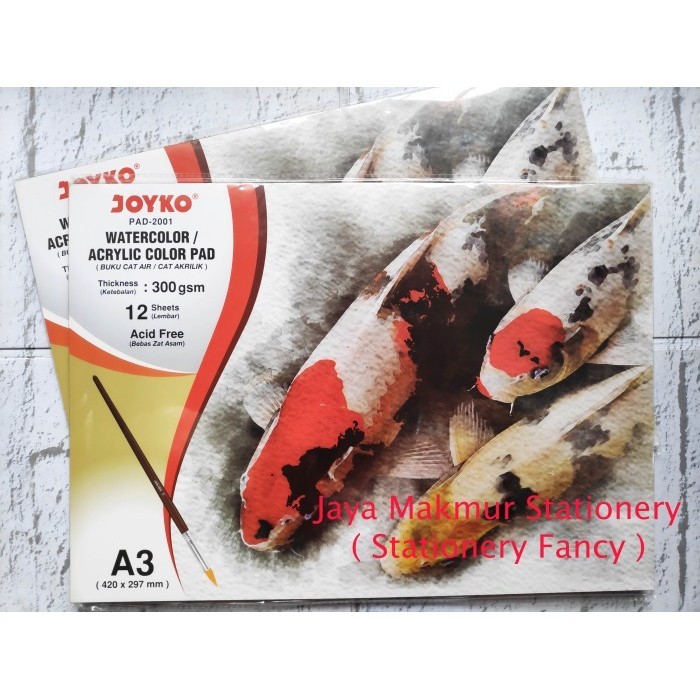 

Buku Cat Air / Akrilik Ukuran A3 12 Lembar - PAD-2001