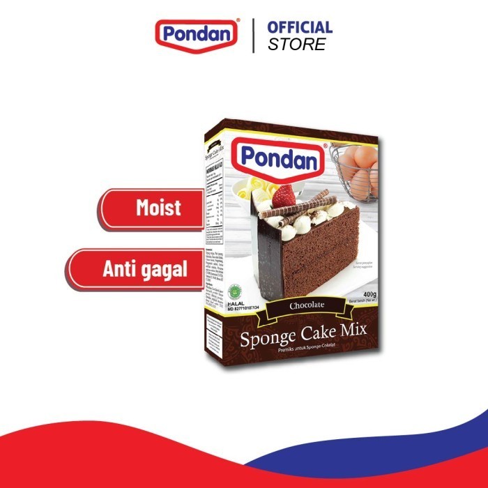 

PONDAN SPONGE CAKE MIX 400G