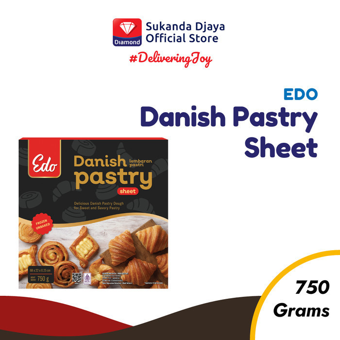 

EDO DANISH PASTRY SHEET (KULIT PASTRY) 750 GR