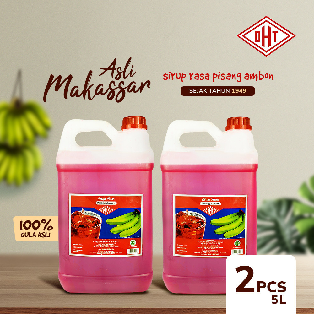 

DHT Special Bundle - Sirup DHT Rasa Pisang Ambon 5Liter (2Pcs)
