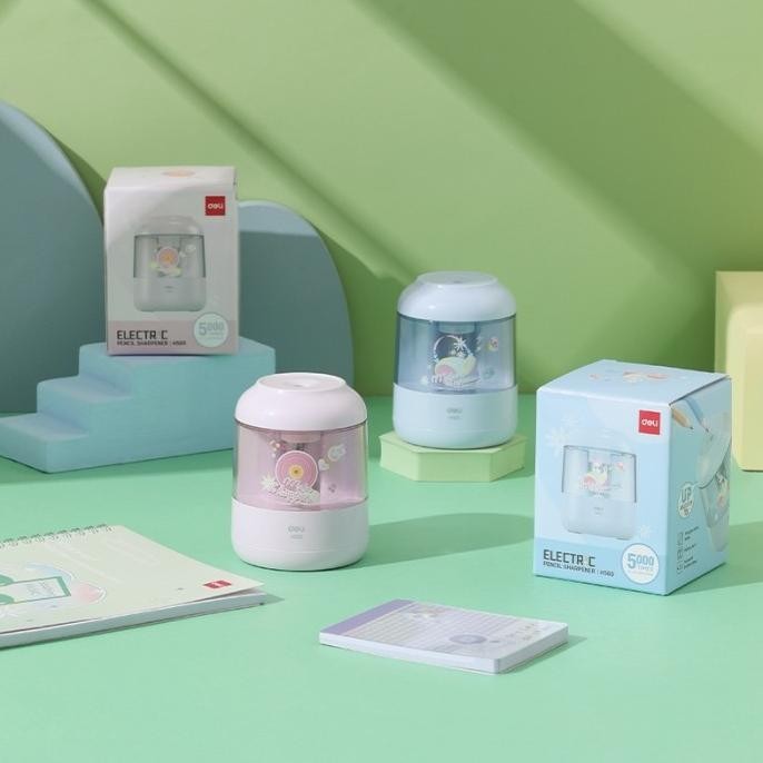 

DELI ROTARY PENCIL SHARPENER SERUTAN MEJA RAUTAN PENSIL PUTAR GIRING