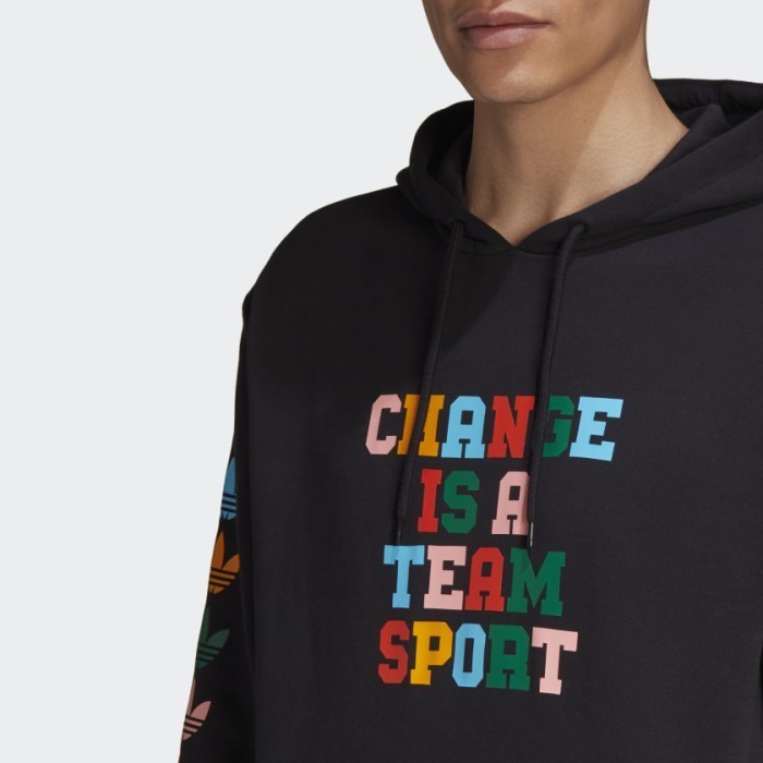 Adidas Change Is A Team Sport Hoodie Black Originals