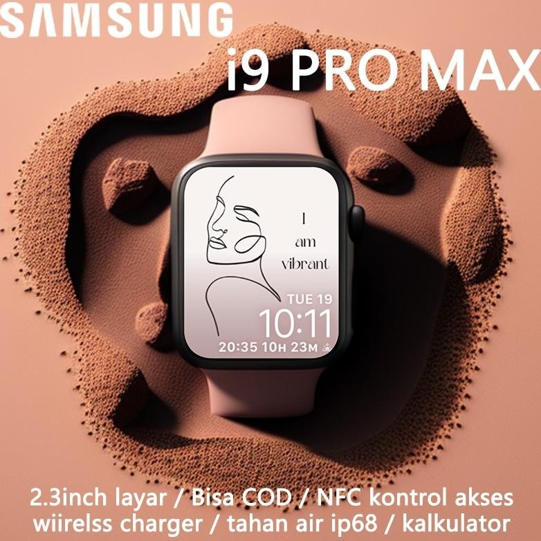 gd-8 [COD 100%Ori] Samsung SmartWatch i9 PRO MAX Android IOS Jam Tangan Digital Wanita Jam Pintar Pr