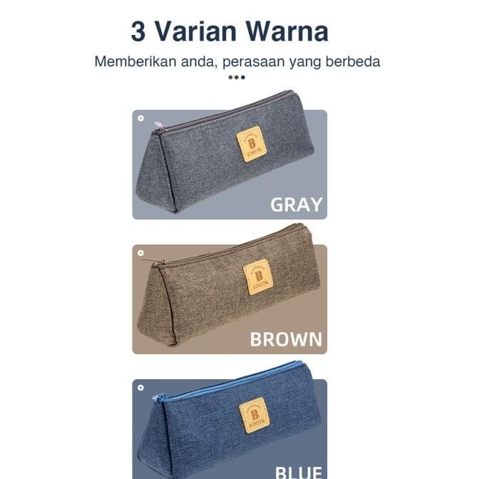 

Deli Pencil Pouch/Tempat Pensil Penyimpanan Besar design simple 670XX