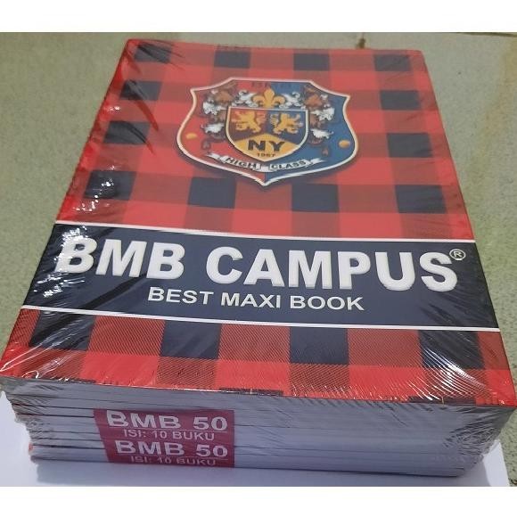 

Buku tulis BMB Campus 36/50/70 lembar per 10 buku Best Maxi Book Boxy