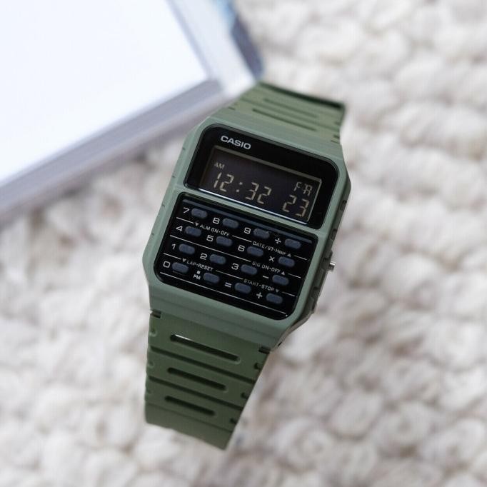 

CASIO CA-53WF-3BDF - Jam Tangan Calculator / Kalkulator - Hijau - CA53