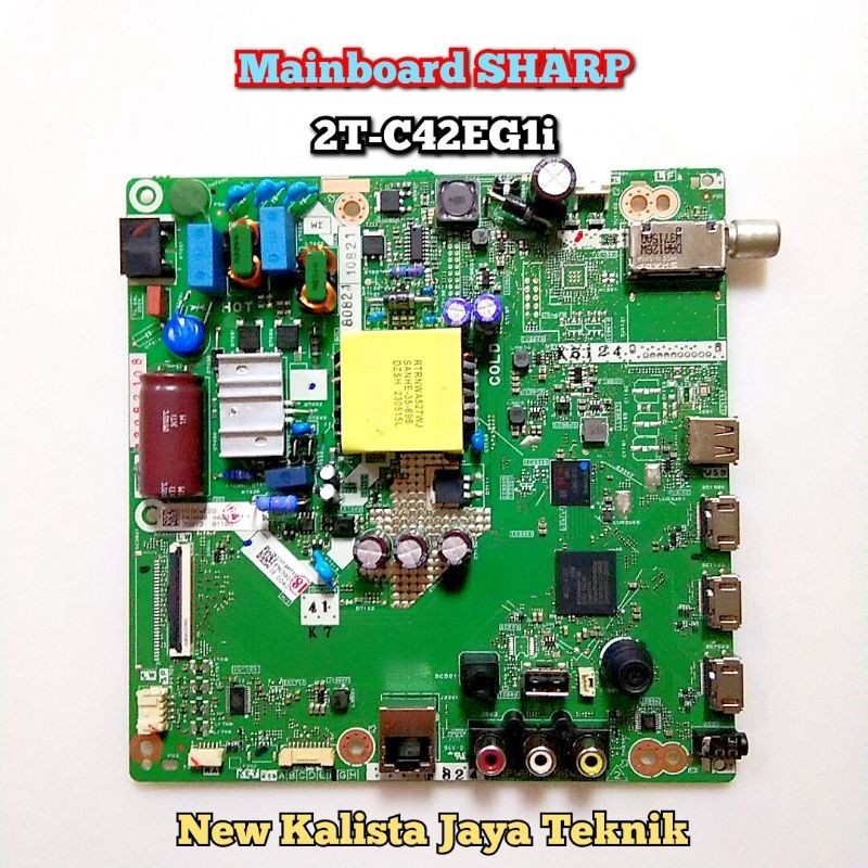 MAINBOARD TV SHARP 2T-C42EG1I ORIGINAL QPWBNH196WJN2 MB SHARP 42EG1I MOTHERBOARD 2TC42EG1I MB c42eg1