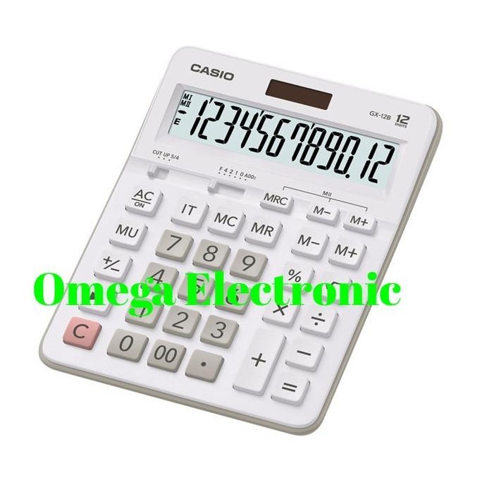 

Casio GX-12B - Calculator Desktop Kalkulator Meja Kantor Office GX 12B