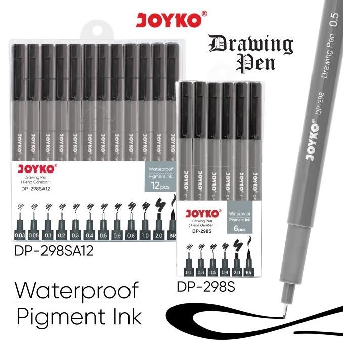 

Drawing Pen Pena Gambar Joyko DP-298S 1 Set 6 Pcs