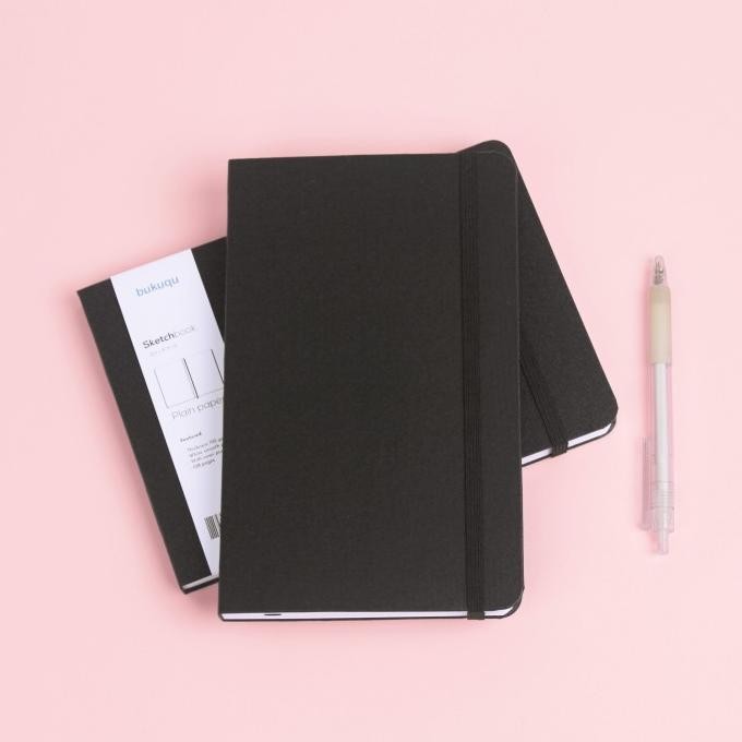 

bukuqu Sketch book Hardcover - Notebook gambar/ Lukis/ Cat Air tebal