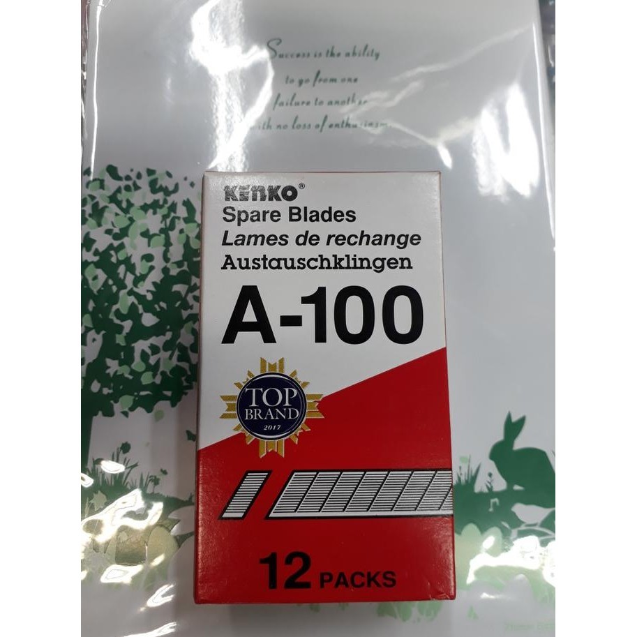 

Isi Cutter Kenko Kecil A-100 Isi 12 Packs