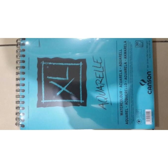 

canson XL watercolor pad a4 ring
