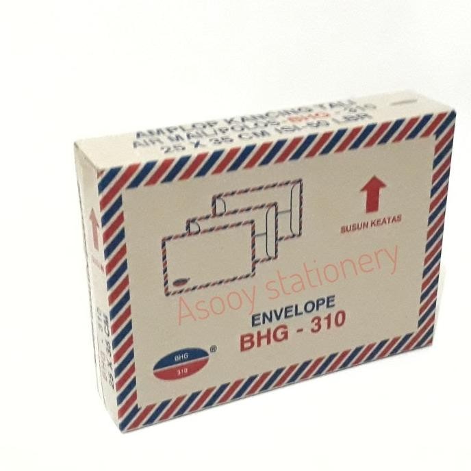

Amplop coklat tali air mail / Airmail BHG-310