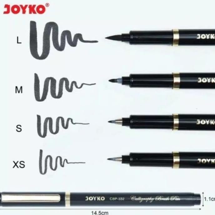 

JOYKO CBP-332-4 SET 4 KALIGRAFI BRUSH PEN
