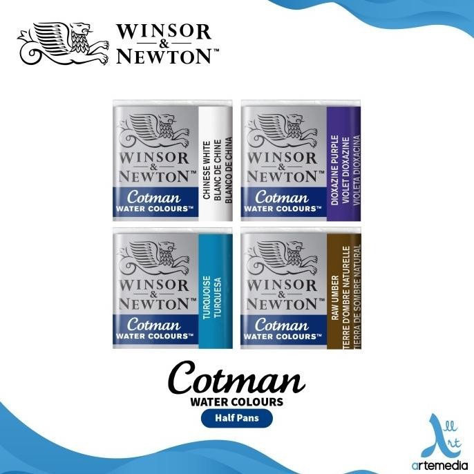 

Winsor Newton Cotman Half Pan Watercolour Cat Air Refill PART 01