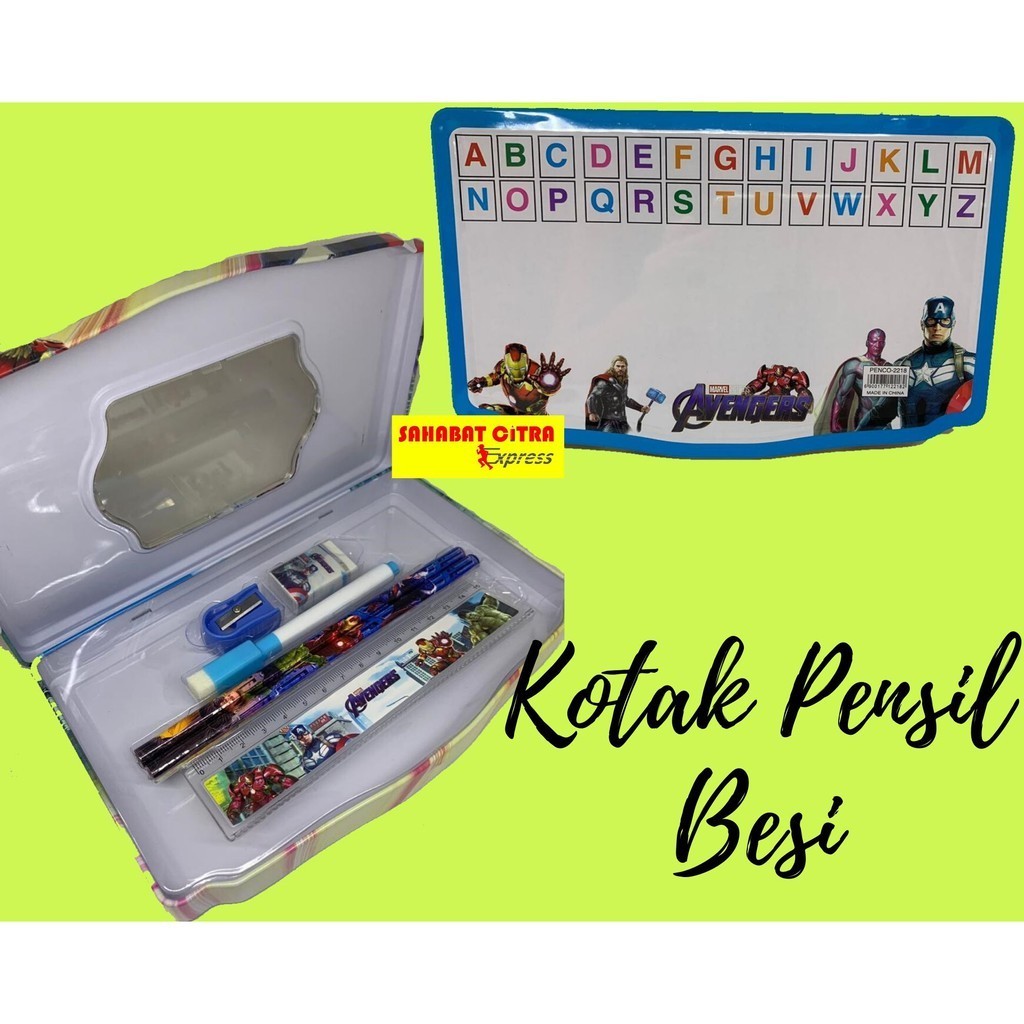 

KOTAK PENSIL BESI KARAKTER (PAKET ISI PENSIL) 铅笔盒