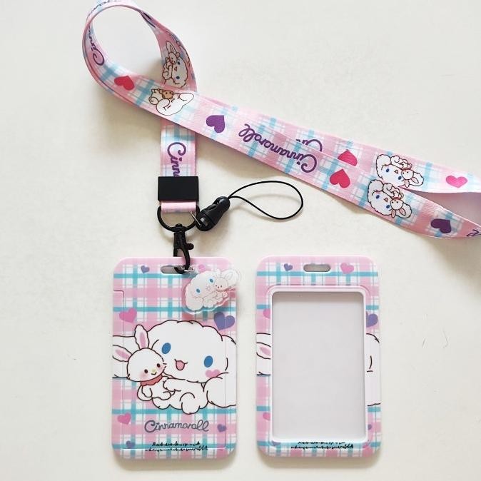 

ID Card Holder Name Tag Lanyard Kalung Kartu Cute Cinnamoroll Sanrio 2
