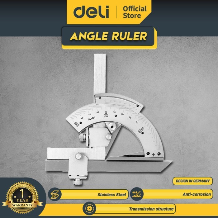 

Deli Penggaris Siku 0-320 Stainless Steel Alat Perkakas DL7301