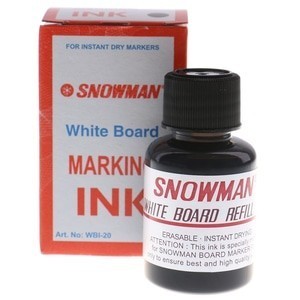 

Tinta White ard Marker Snowman Ink Per LusinRefill / Isi Ulang