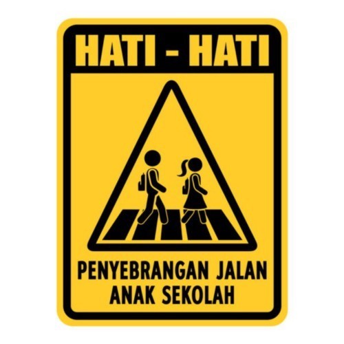 

Rambu Penyebrangan Jalan Anak Sekolah - Kotak 45cm x 60cm